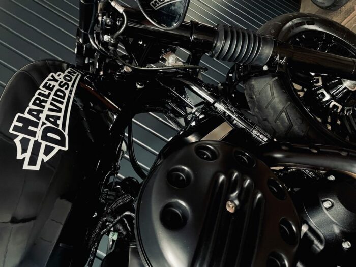 HARLEY SPORTSTER 48 fortyeight BLACK BOBBER **VERKAUFT** – Bild 3