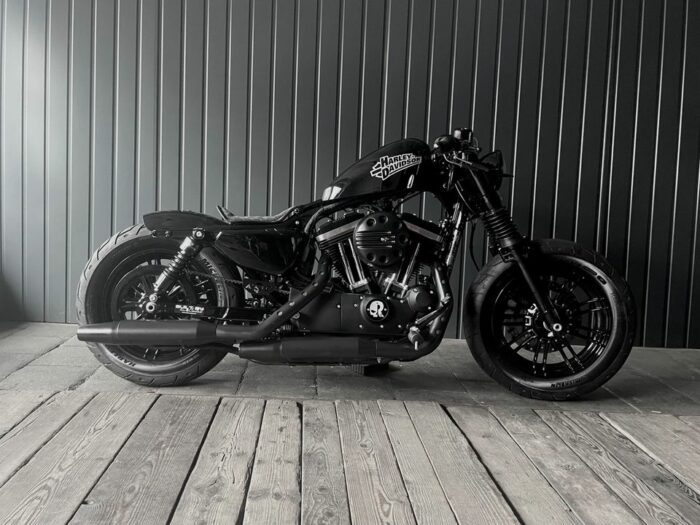 HARLEY SPORTSTER 48 fortyeight BLACK BOBBER **VERKAUFT** – Bild 11